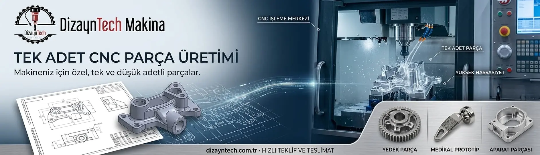 CNC Aparat ve Fikstür İmalatı | Özel Üretim | DizaynTech